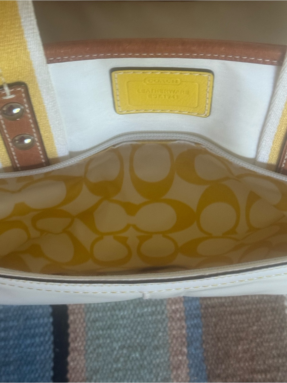 Coach Vintage Hamilton Weekend Tote L0682-10663 - Picture 7 of 15